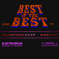 Best of Best Championship Karate Title Screen